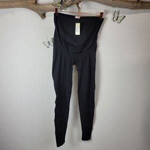 Mother essentials maternity leggings black new